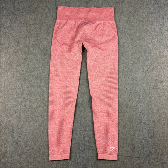 Gymshark Women's Vital Seamless Leggings Size Small Pink Training Athletic Coral - Picture 5 of 10